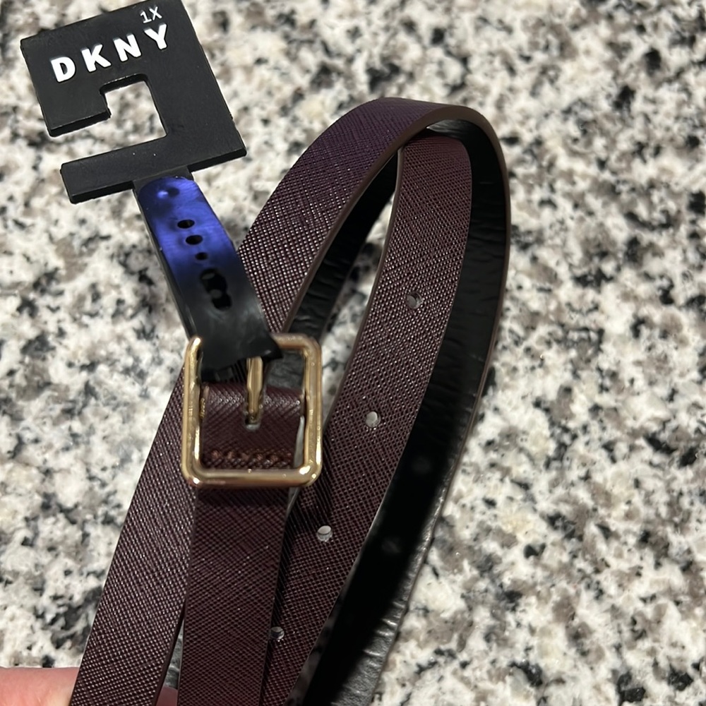 DKNY Maroon belt